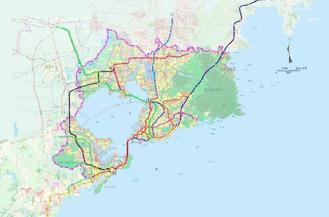 青岛市城市轨道交通线网最新规划出炉